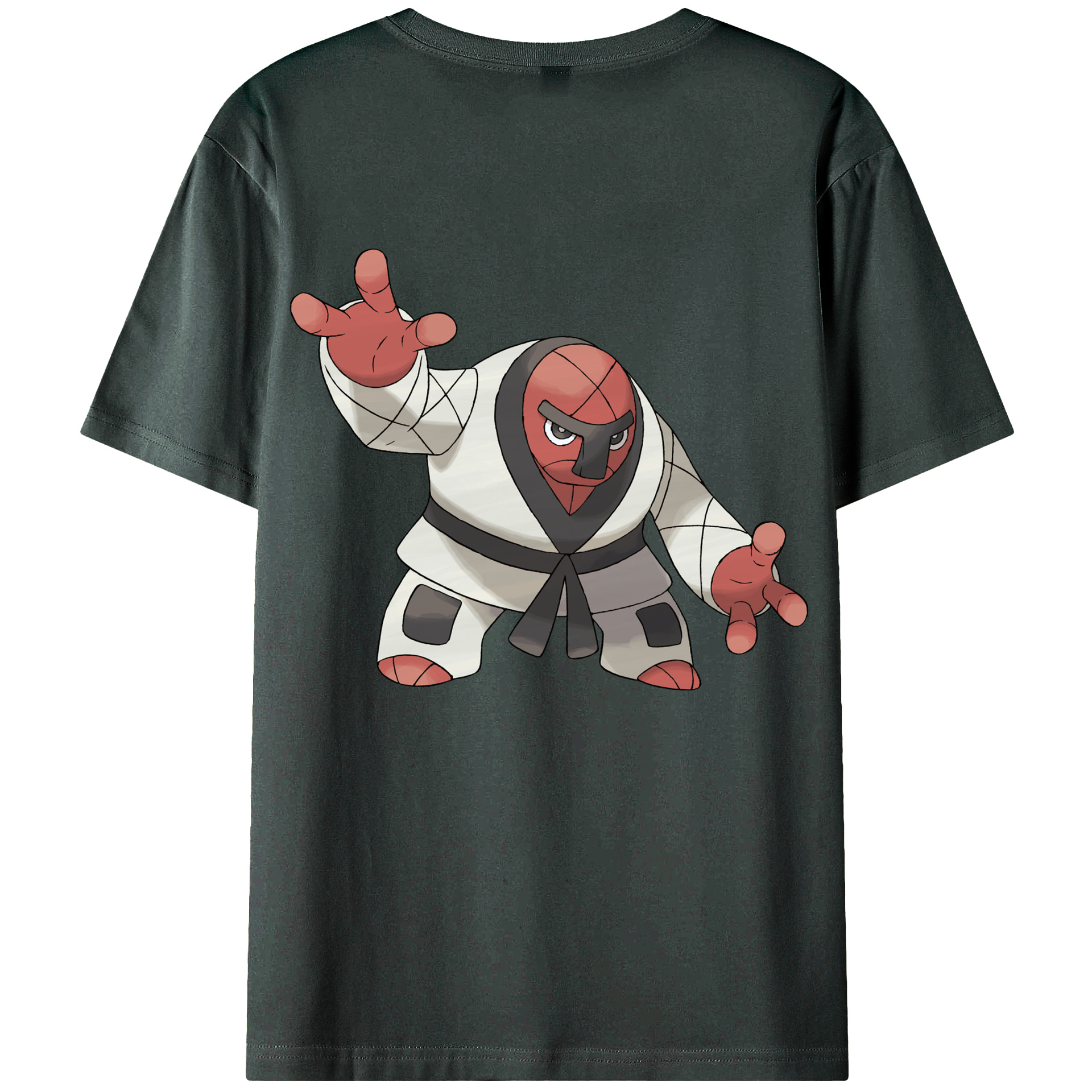 （画像用） ポケットモンスター Pokémon 綿100％ メンズ半袖Tシャツ（バックプリント） 通気性